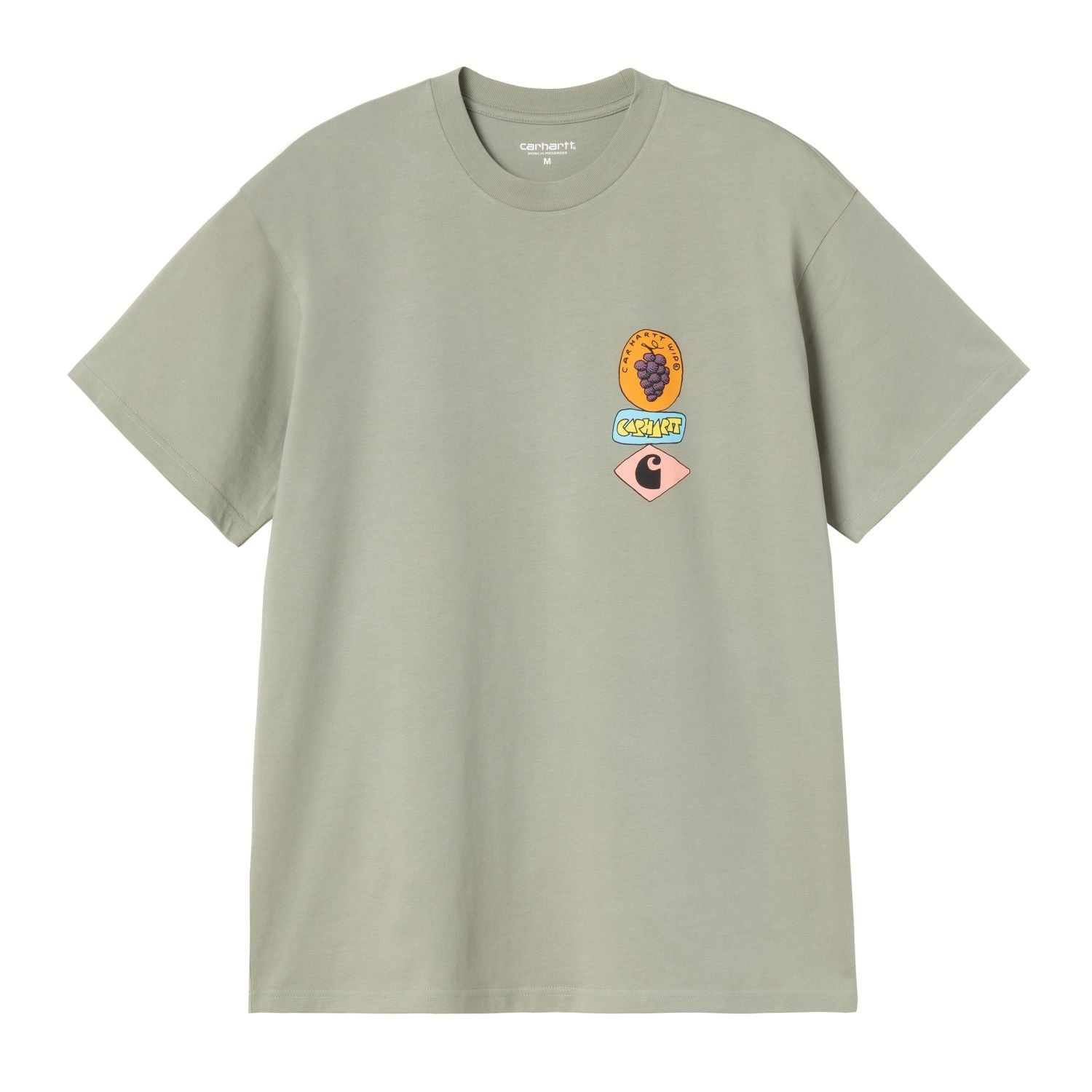 Carhartt WIP Stacked Grapes T-shirt Licht Groen