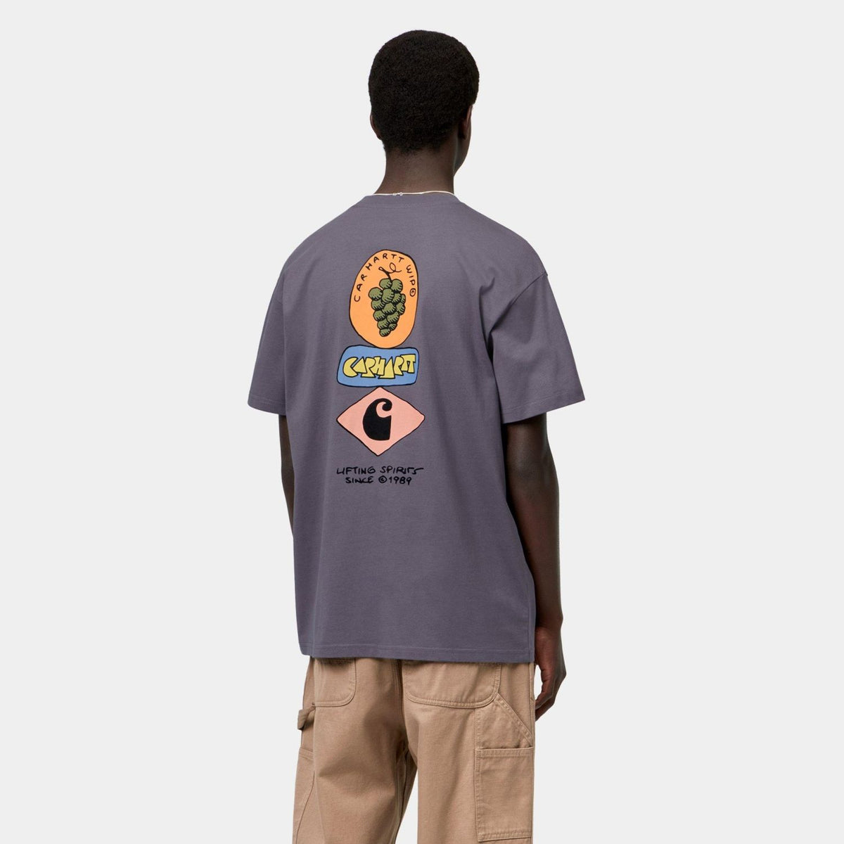 Carhartt WIP Stacked Grapes T-shirt Paars