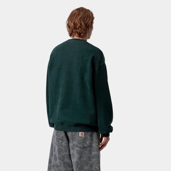 Carhartt WIP Vista Sweater Donker Groen