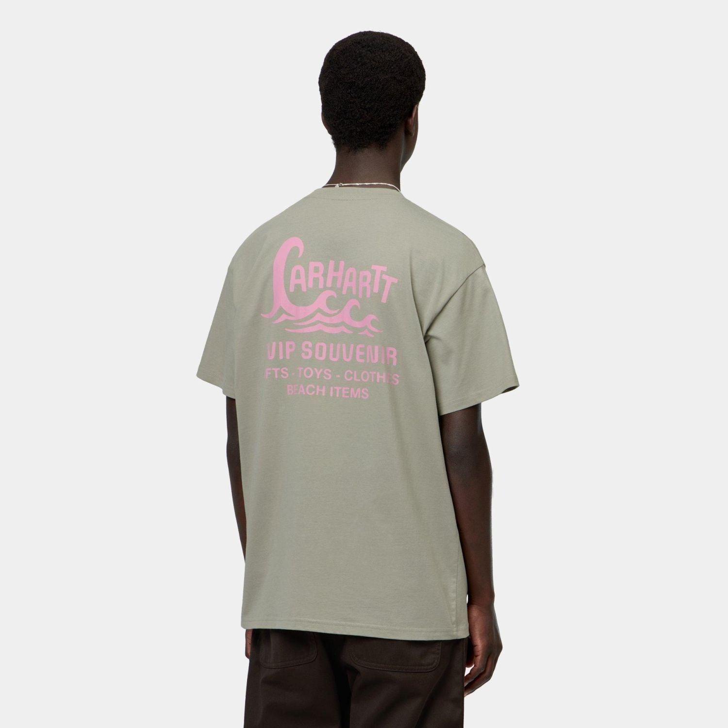 Carhartt WIP Waves T-shirt Licht Groen