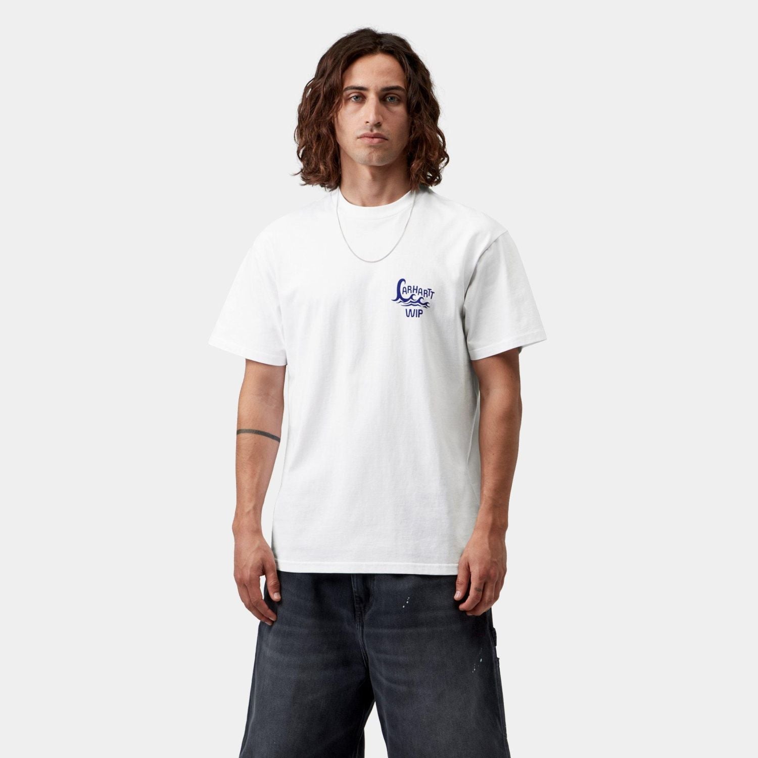 Carhartt WIP Waves T-shirt Wit