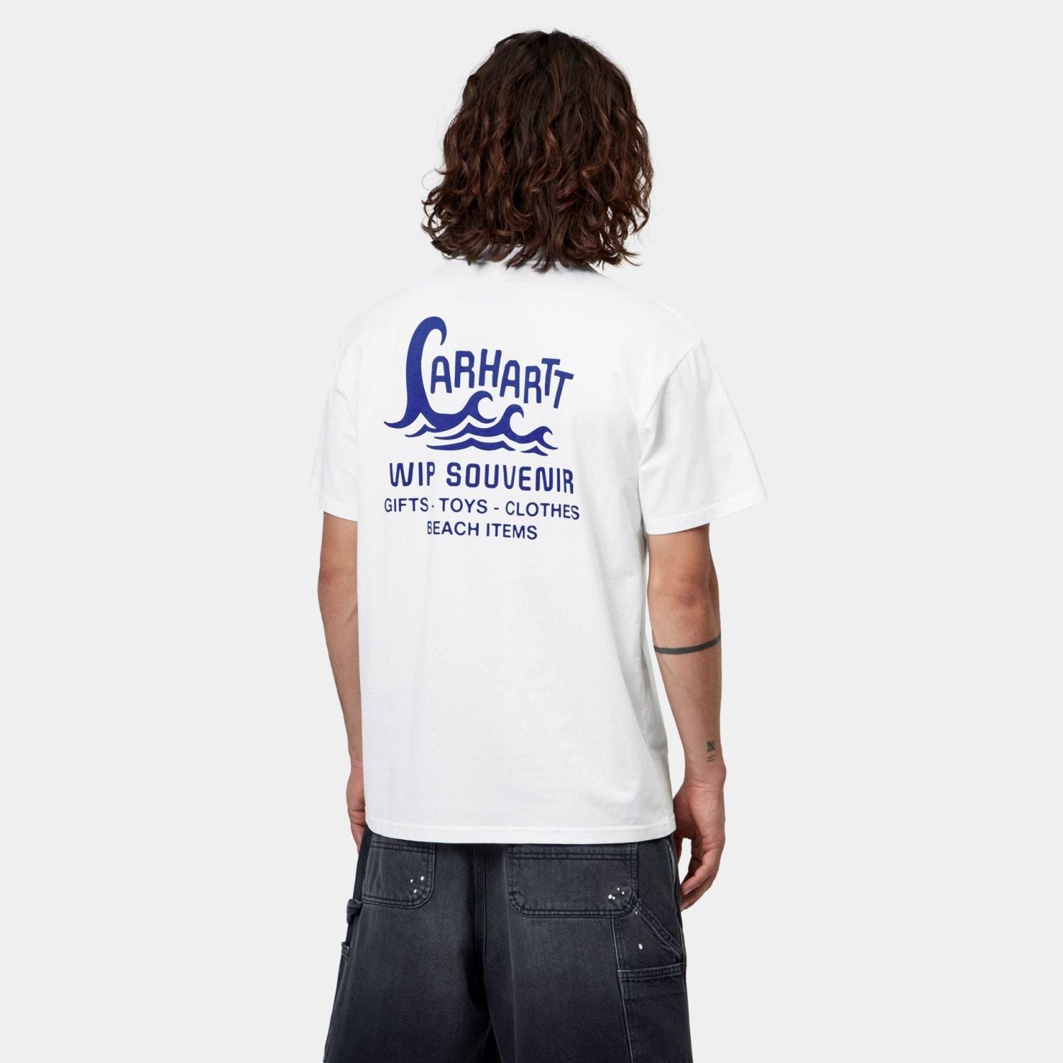 Carhartt WIP Waves T-shirt Wit