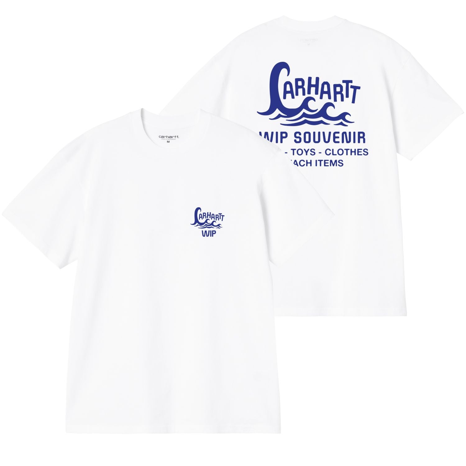 Carhartt WIP Waves T-shirt Wit