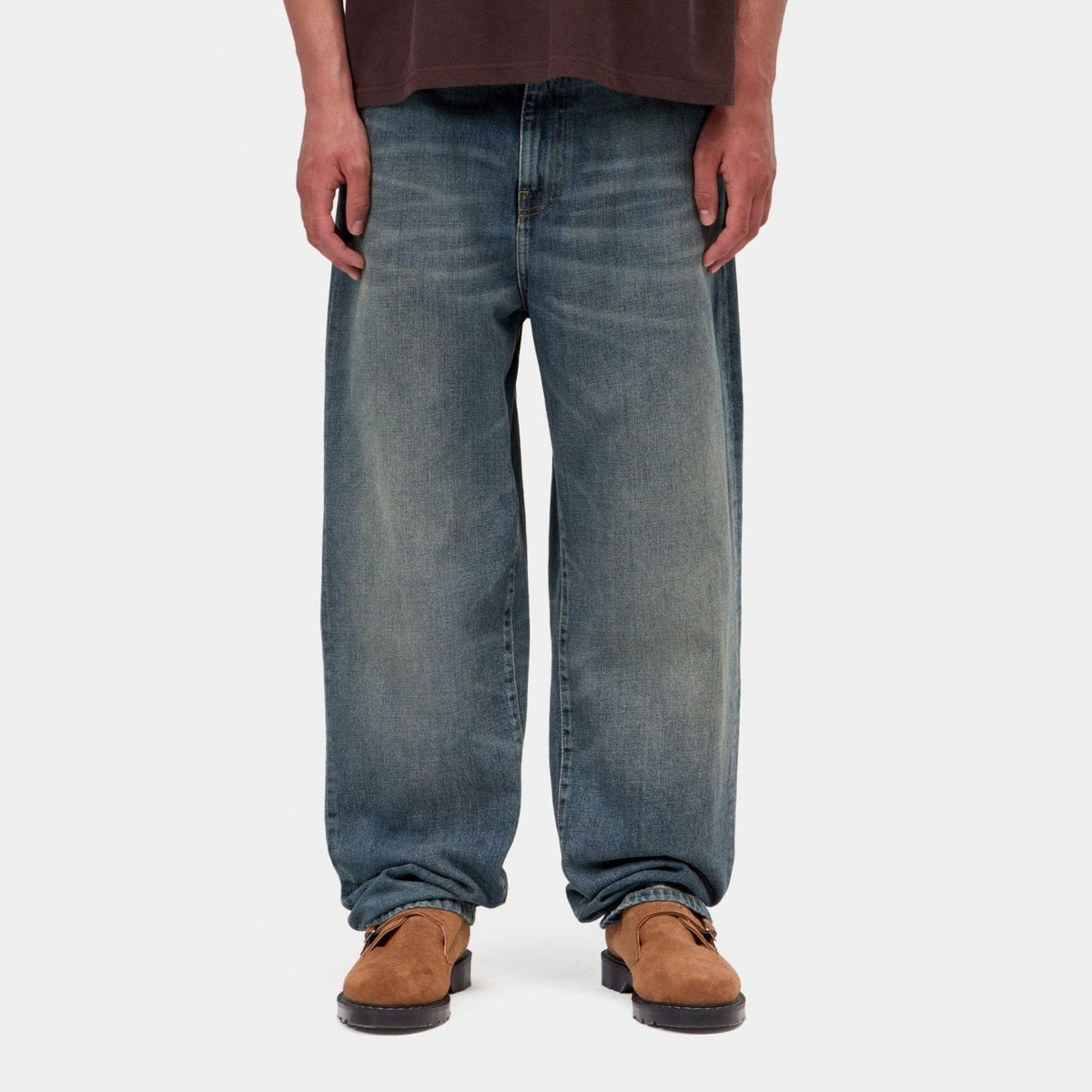 Carhartt WIP Aaron Jeans Donker Blauw