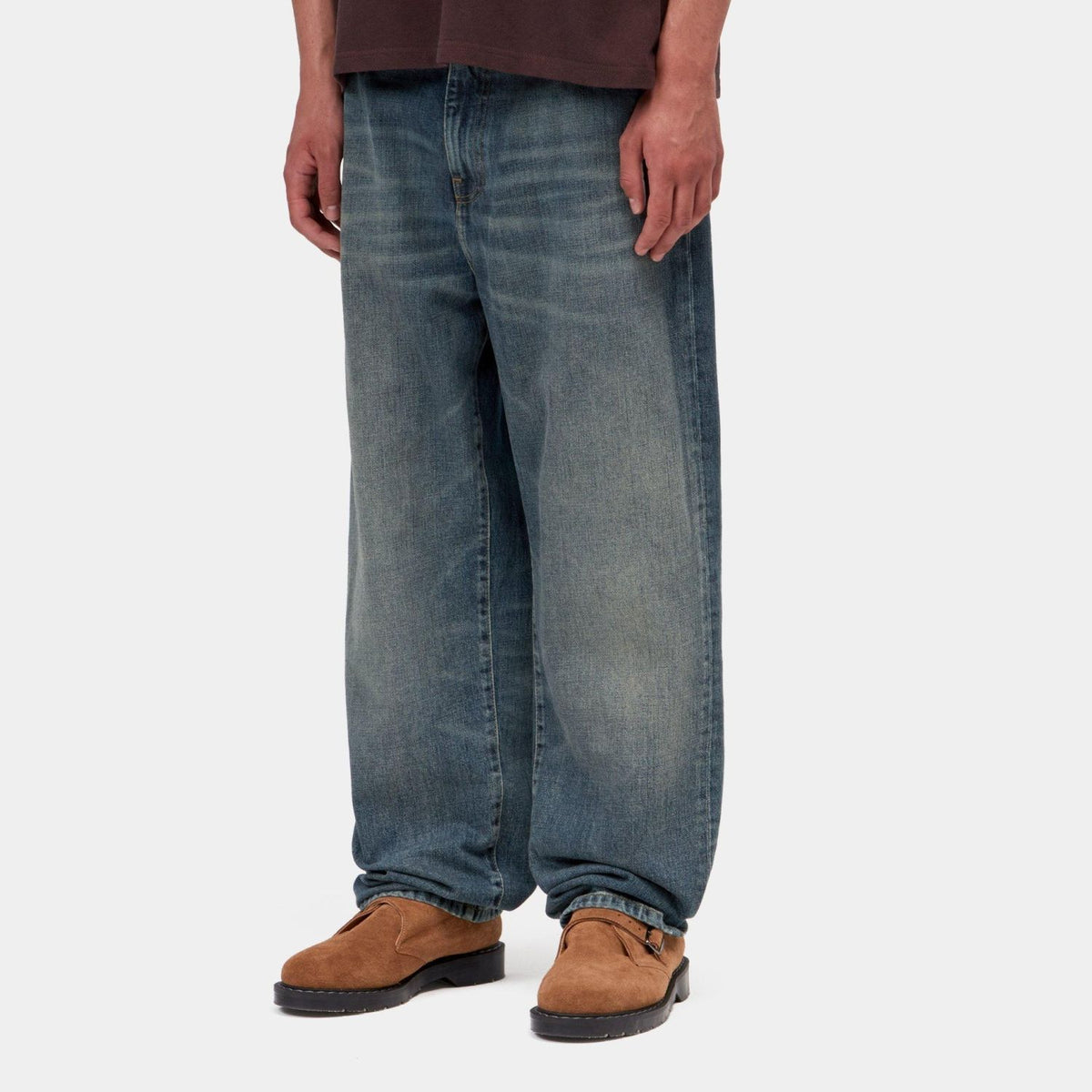 Carhartt WIP Aaron Jeans Donker Blauw