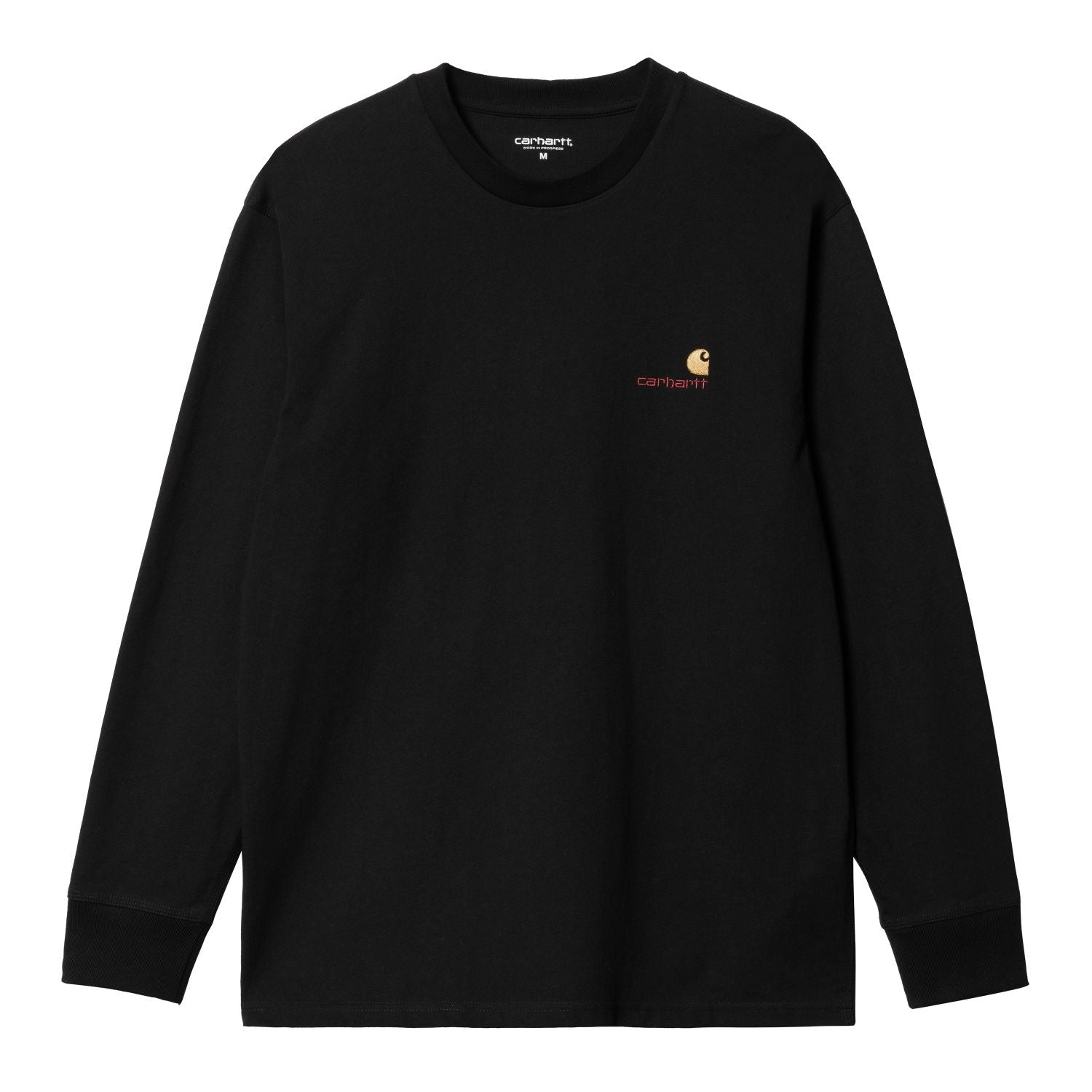 Carhartt WIP American Script Longsleeve T-shirt Zwart