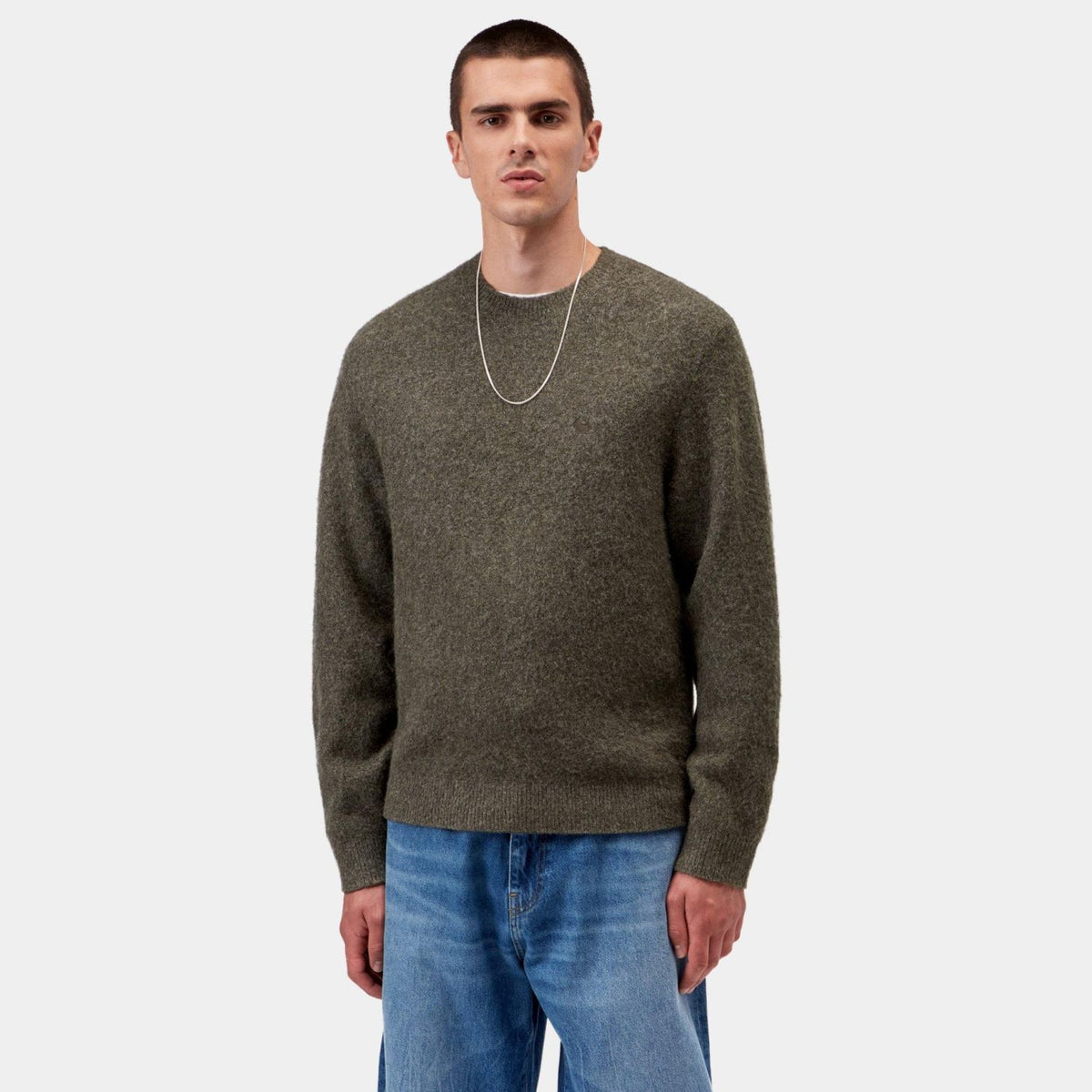 Carhartt WIP Curtis Sweater Antraciet