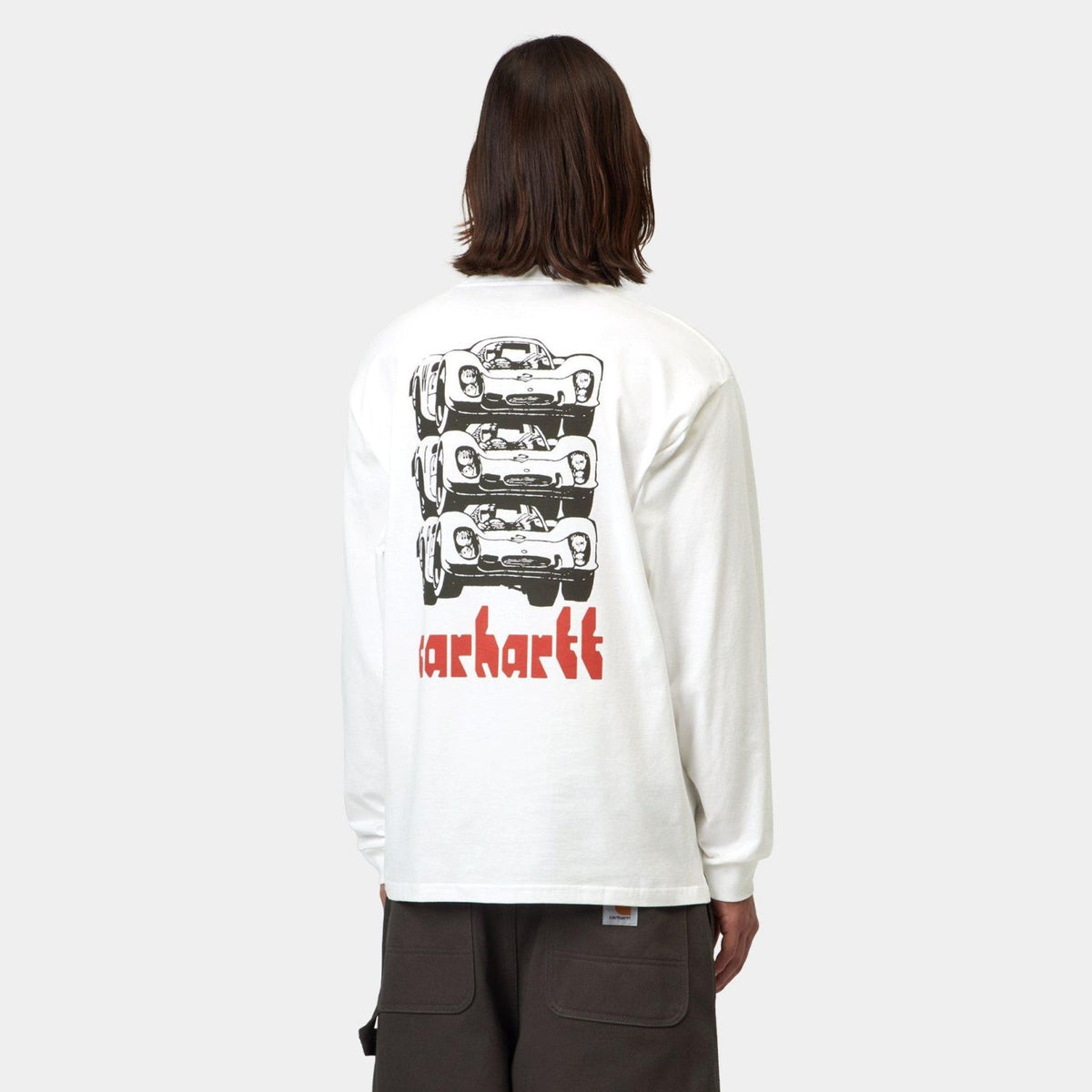 Carhartt WIP Framework Longsleeve T-shirt Wit