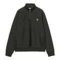 Carhartt WIP Half Zip American Script Sweater Donker Groen