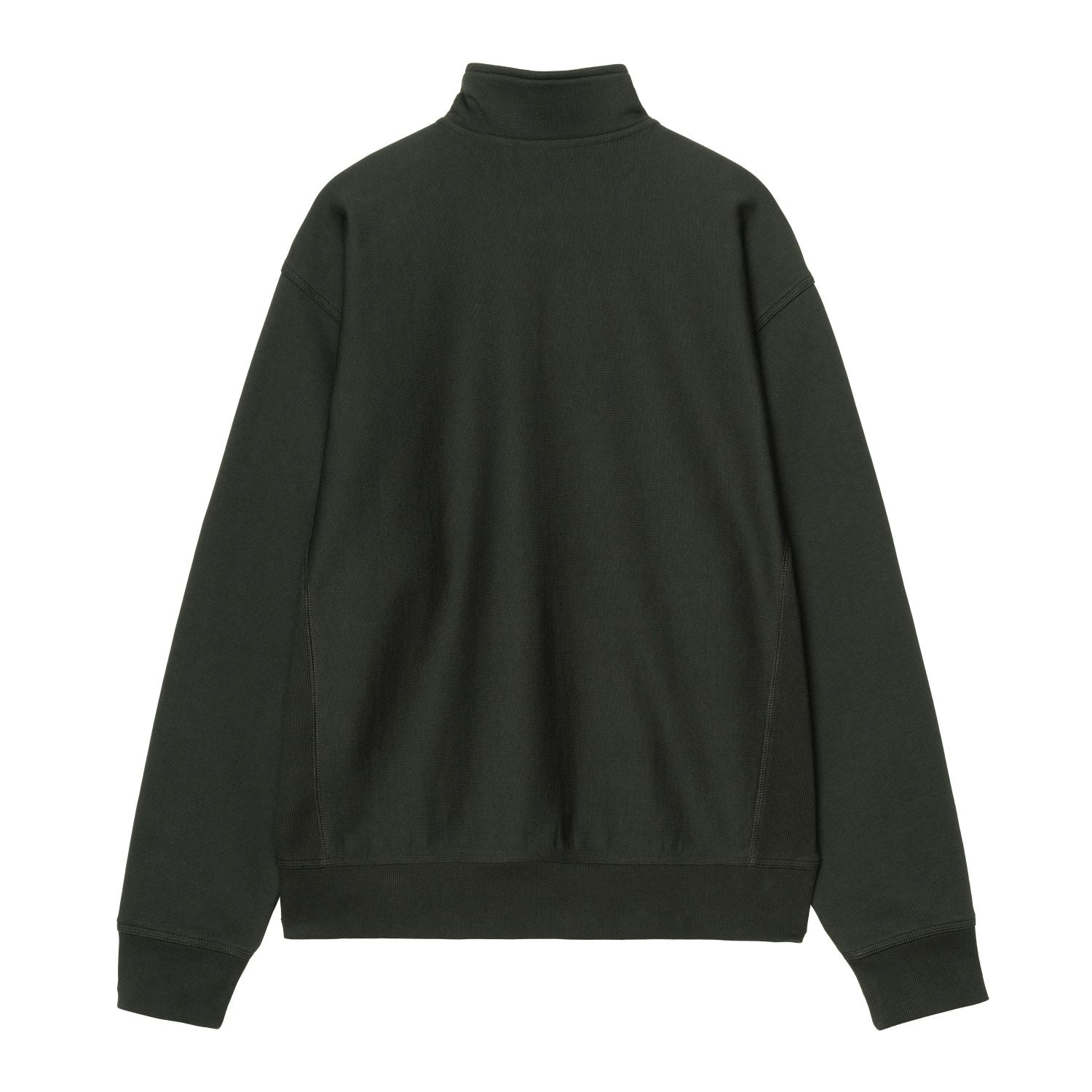 Carhartt WIP Half Zip American Script Sweater Donker Groen