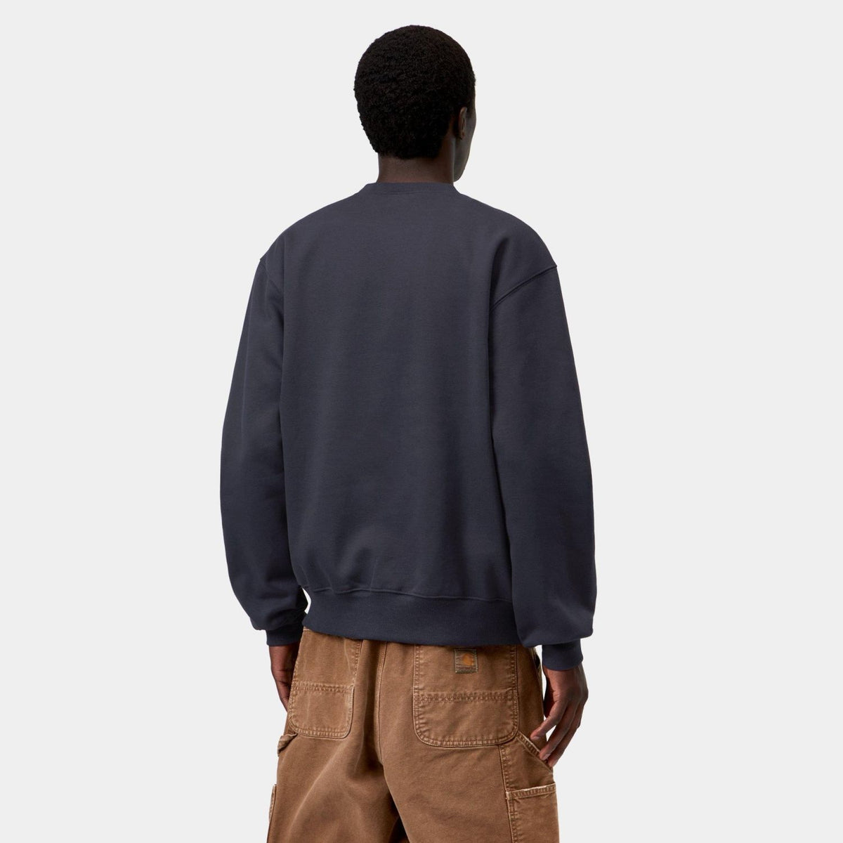 Carhartt WIP Logo Sweater Navy