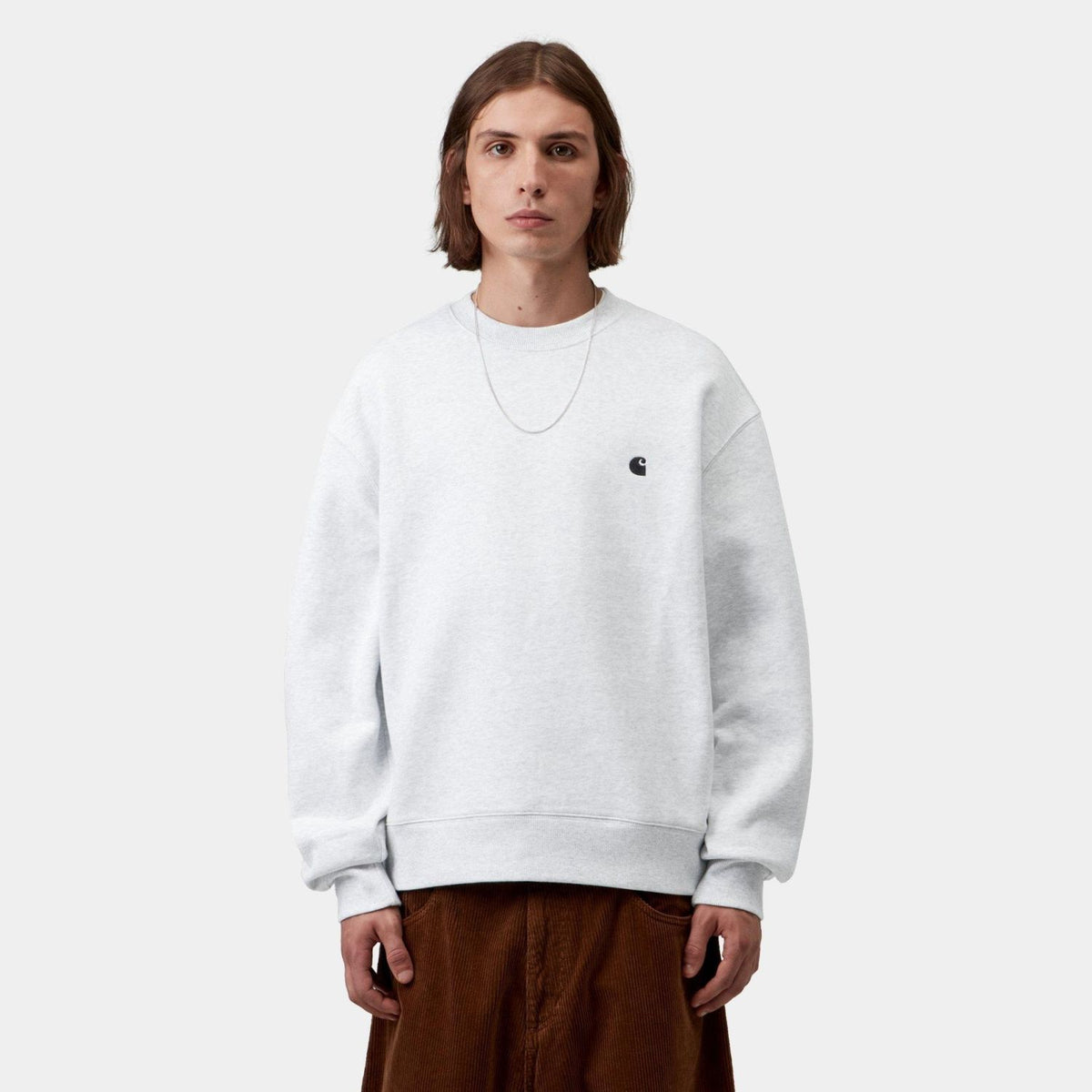 Carhartt WIP Mack Sweater Grijs