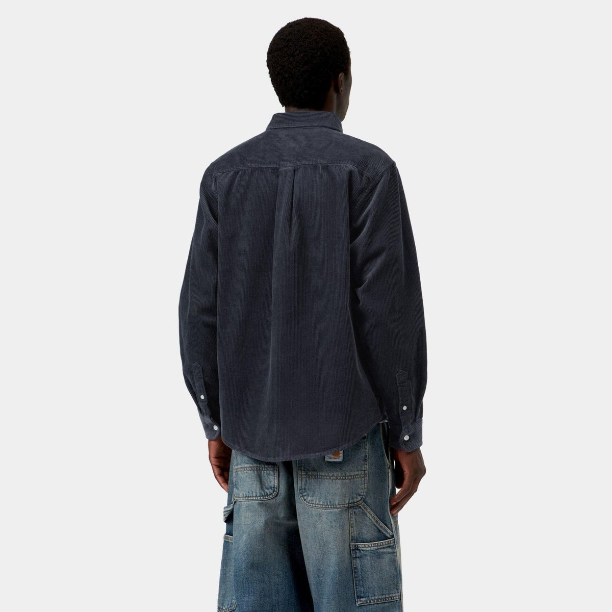 Carhartt WIP Madison Cord Overshirt Navy