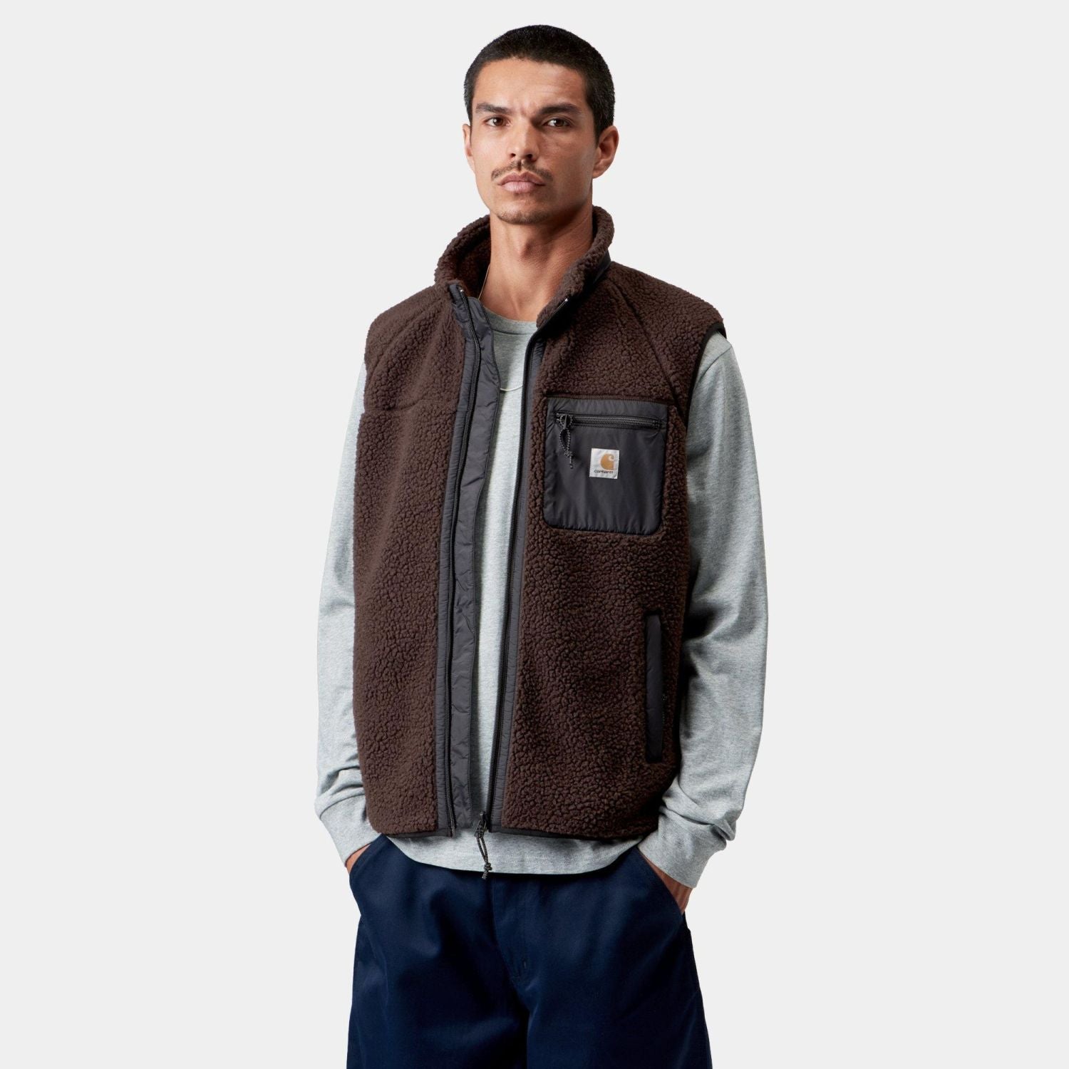 Carhartt WIP Prentis Liner Vest Bruin