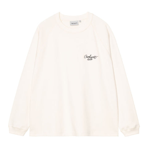 Carhartt WIP Signature Rib Longsleeve T-shirt Off White