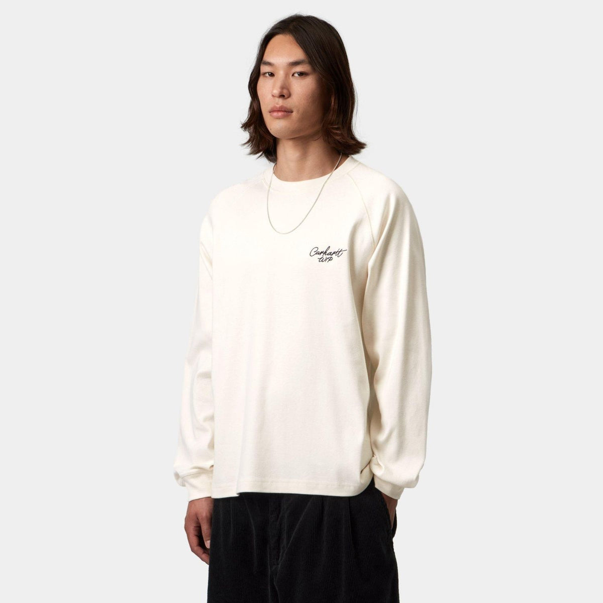 Carhartt WIP Signature Rib Longsleeve T-shirt Off White