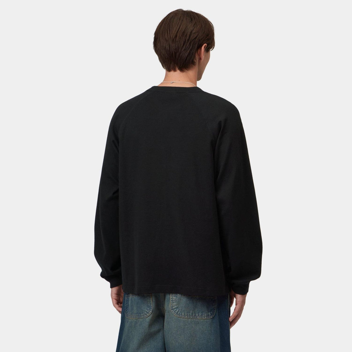 Carhartt WIP Signature Rib Longsleeve T-shirt Zwart