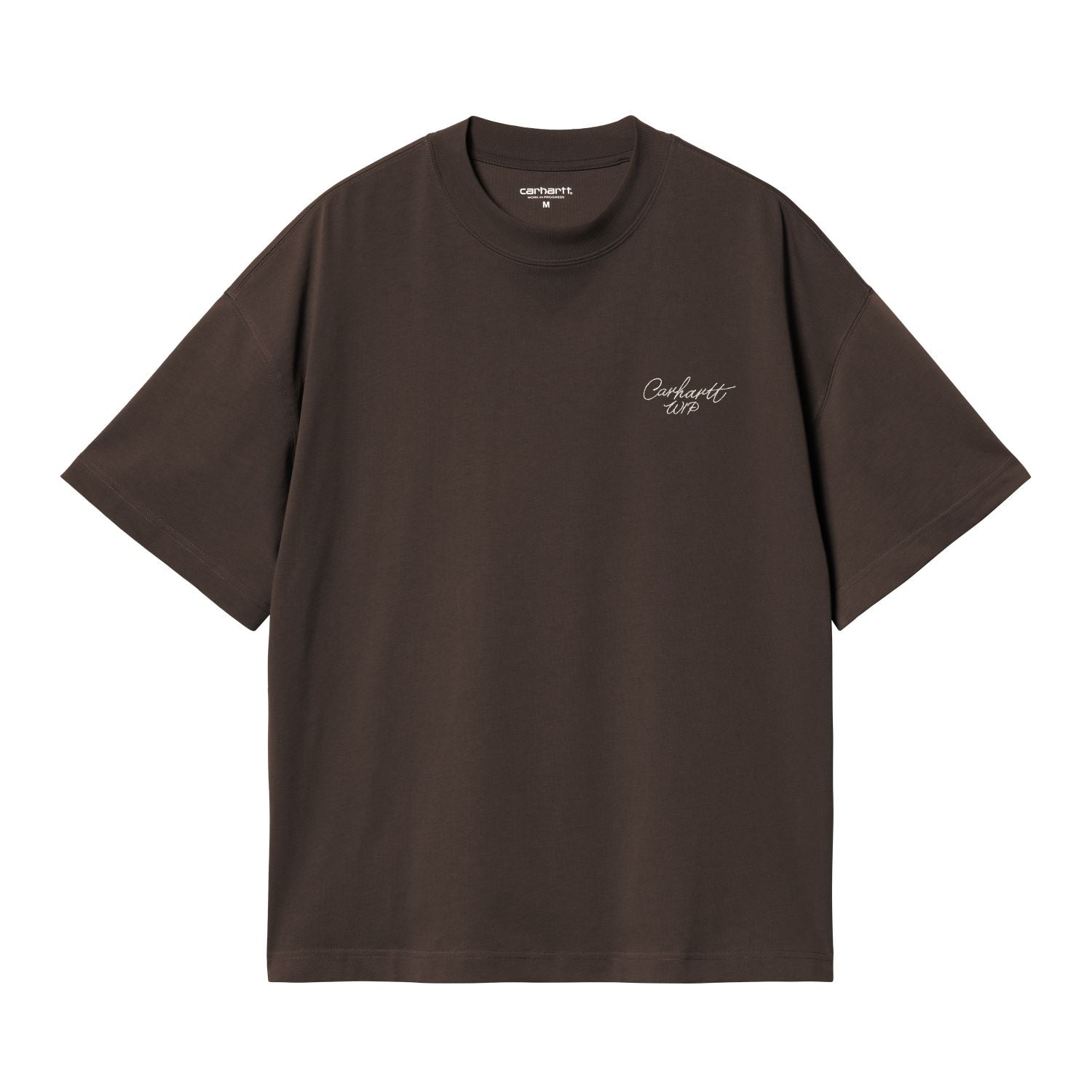 Carhartt WIP Signature Script T-shirt Bruin