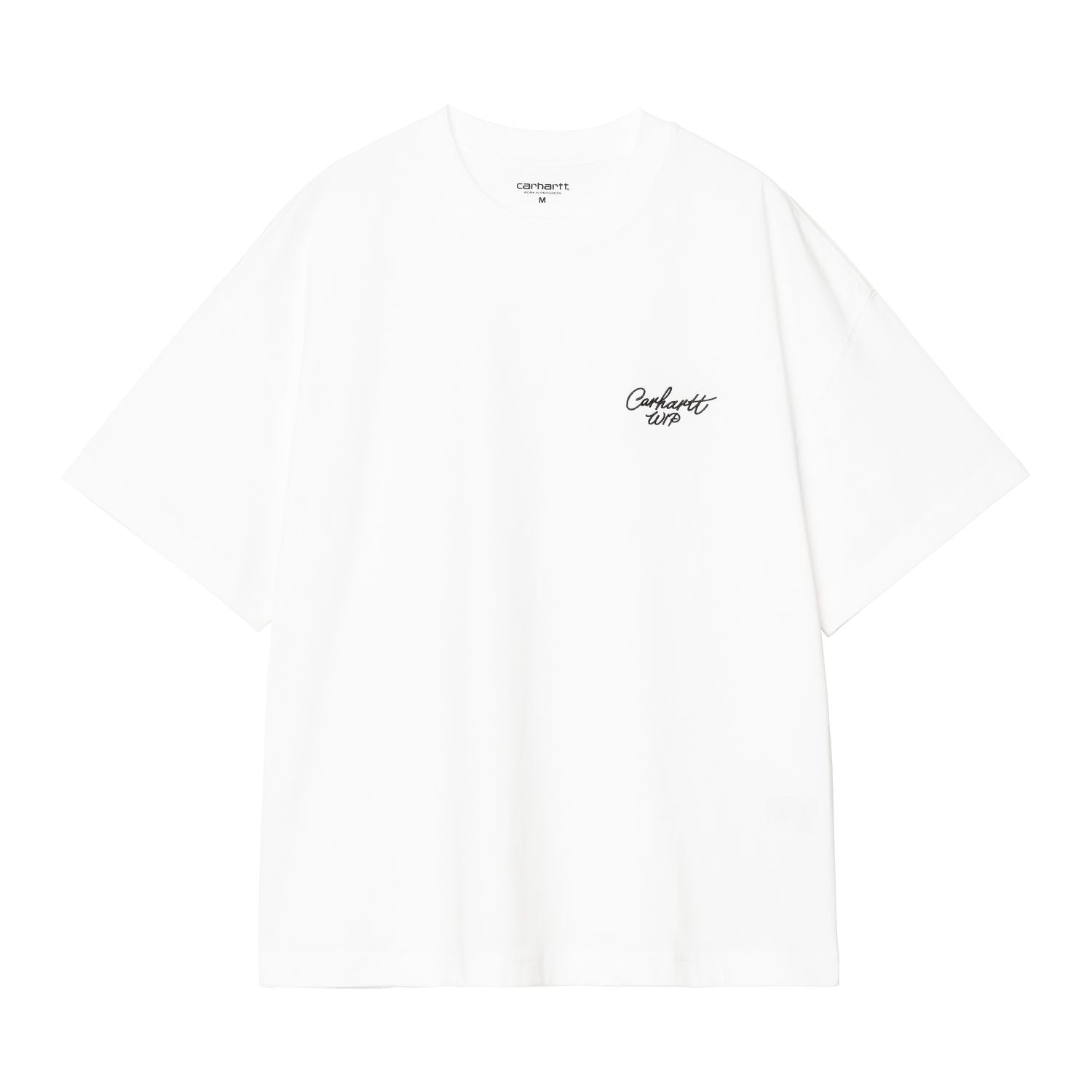 Carhartt WIP Signature Script T-shirt Wit