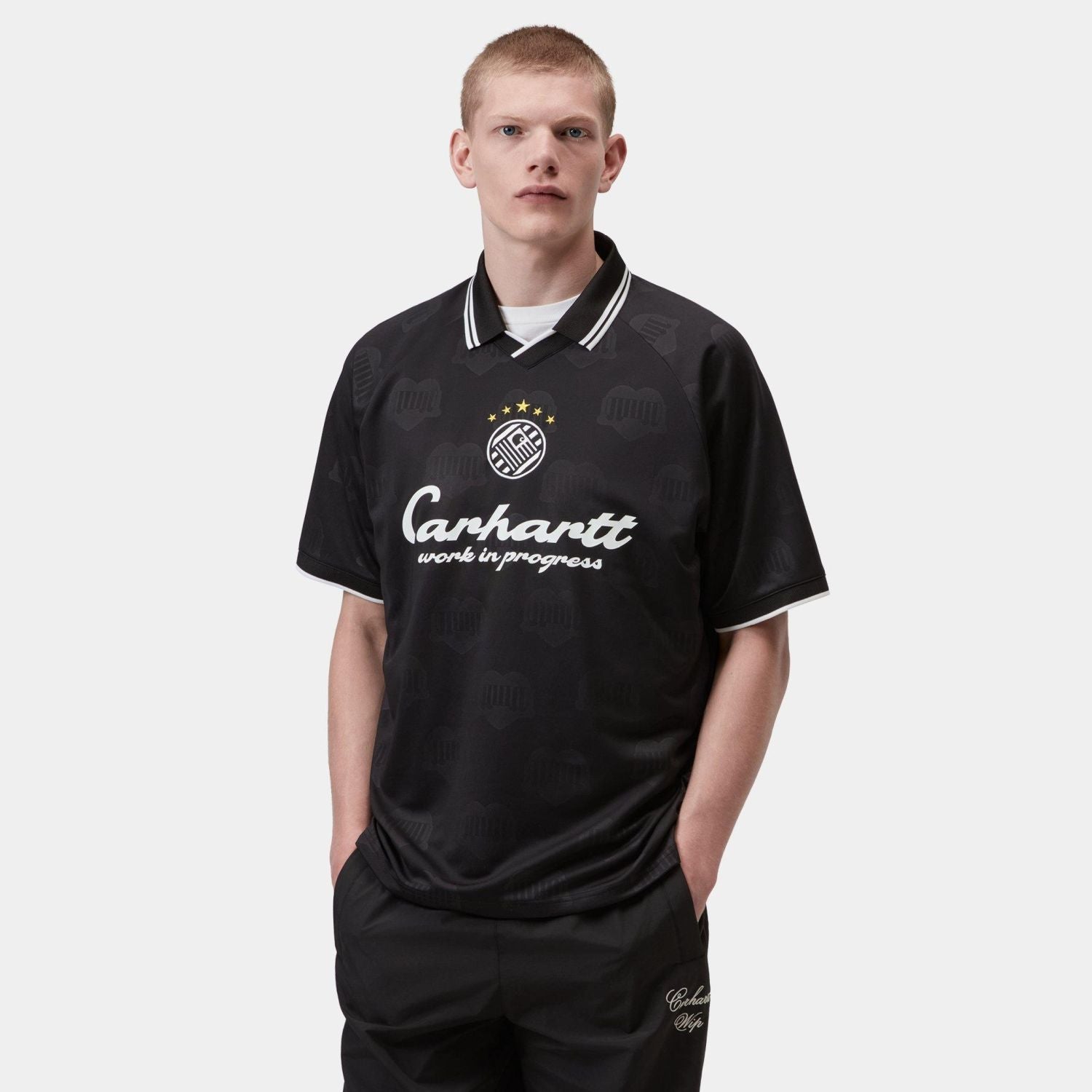 Carhartt WIP Terrace Football T-shirt Zwart