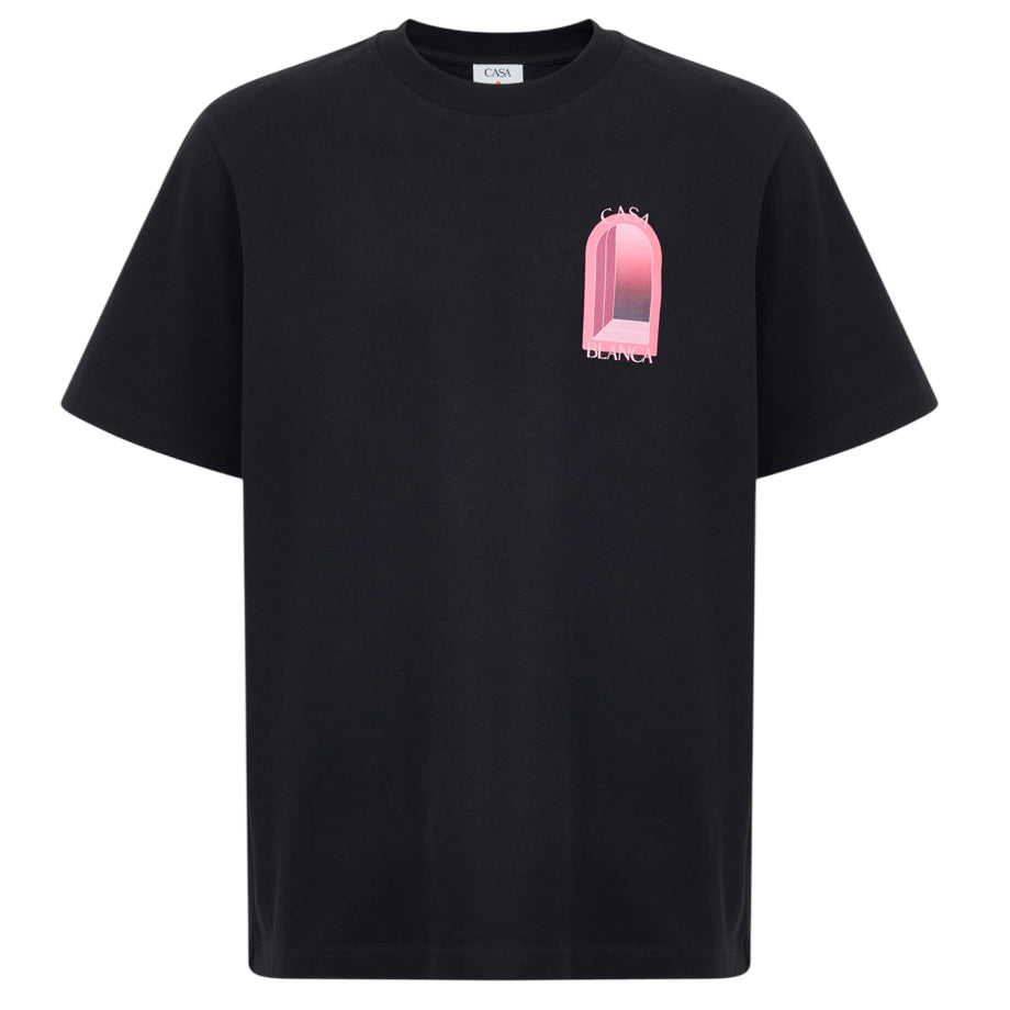 Casablanca Arches T-shirt Zwart
