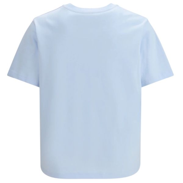 Casablanca Drip Logo T-shirt Licht Blauw