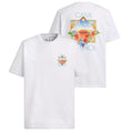 Casablanca Flower Court Icon T-shirt Wit