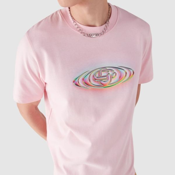Casablanca Glass Logo T-shirt Roze