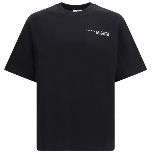 Casablanca Glitch Orchid T-shirt Zwart