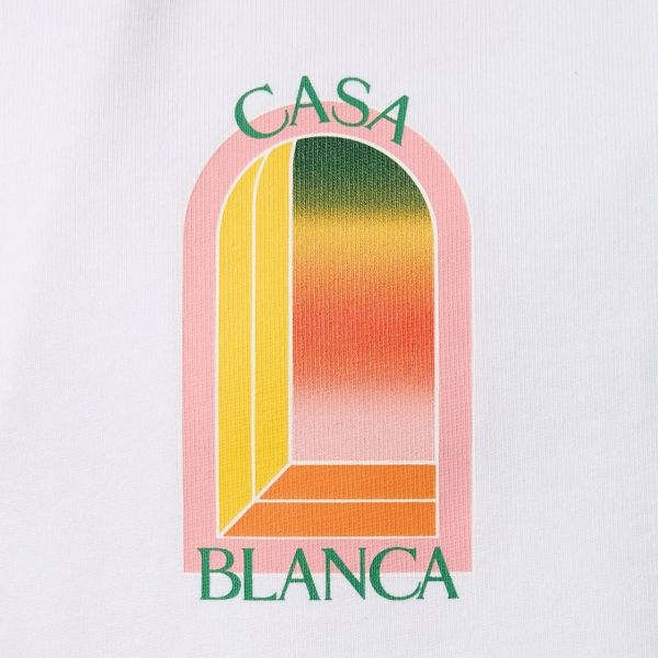 Casablanca Gradient L'Arche T-shirt Wit