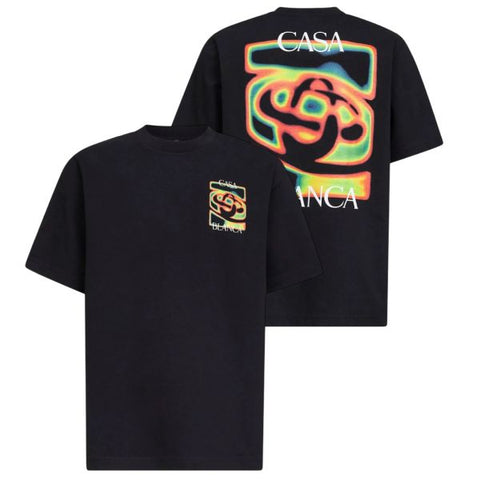 Casablanca Heat Map T-shirt Zwart