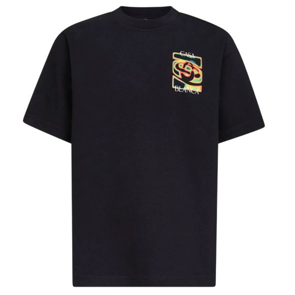 Casablanca Heat Map T-shirt Zwart