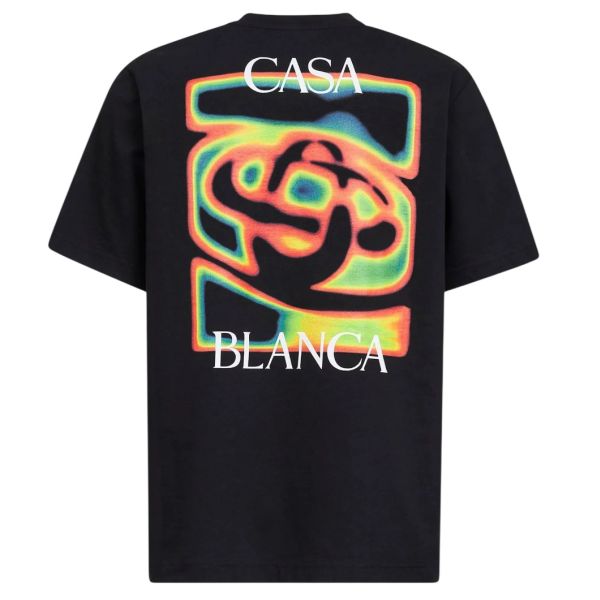 Casablanca Heat Map T-shirt Zwart