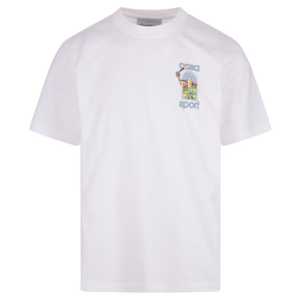 Casablanca Le Jeu Colore T-shirt Wit