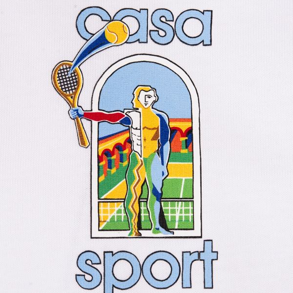 Casablanca Le Jeu Colore T-shirt Wit