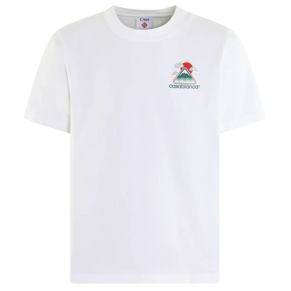 Casablanca Montage Ondulee T-shirt Wit