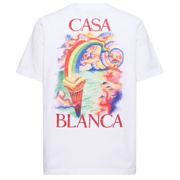 Casablanca Nature Teacher T-shirt Wit