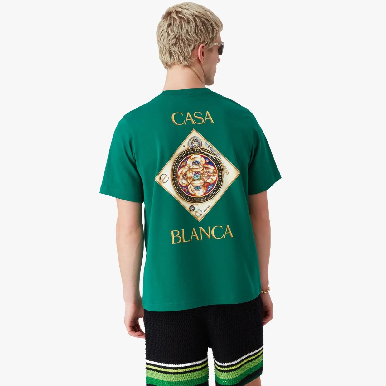 Casablanca Plafond Orne De Musique T-shirt Groen