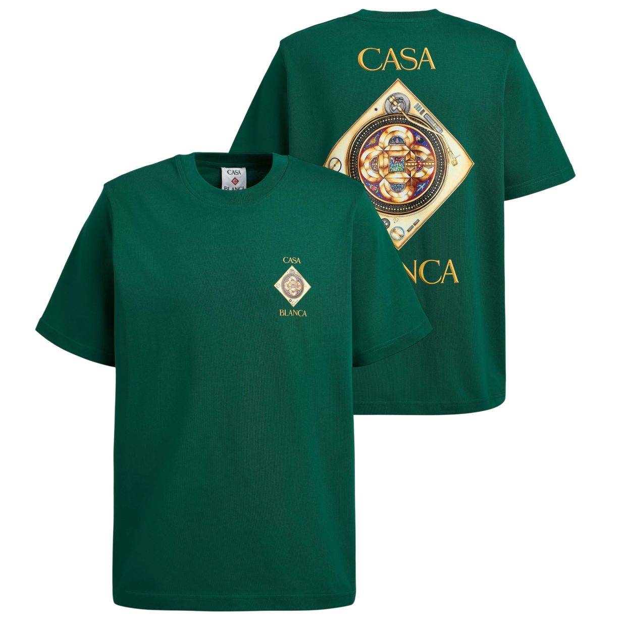Casablanca Plafond Orne De Musique T-shirt Groen