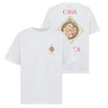 Casablanca Plafond Orne De Musique T-shirt Wit