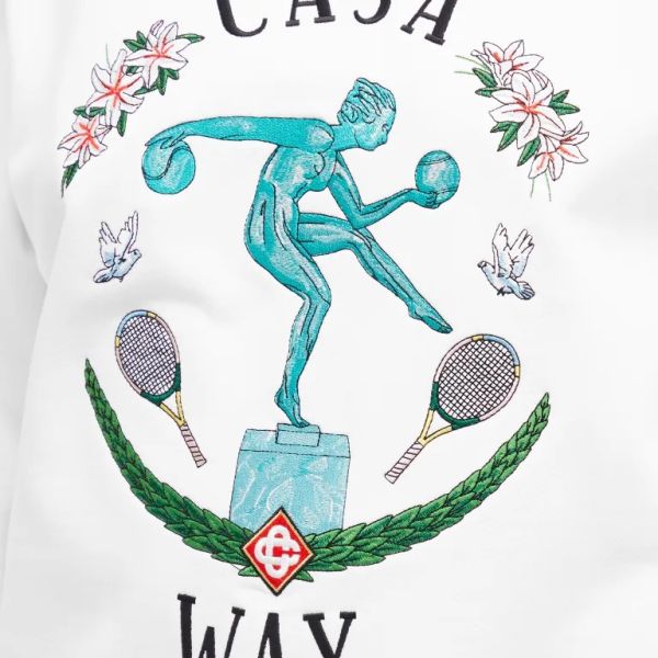 Casablanca Statue En Marbre Sweater Wit
