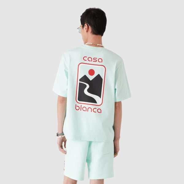 Casablanca Sunset Valley T-shirt Mint