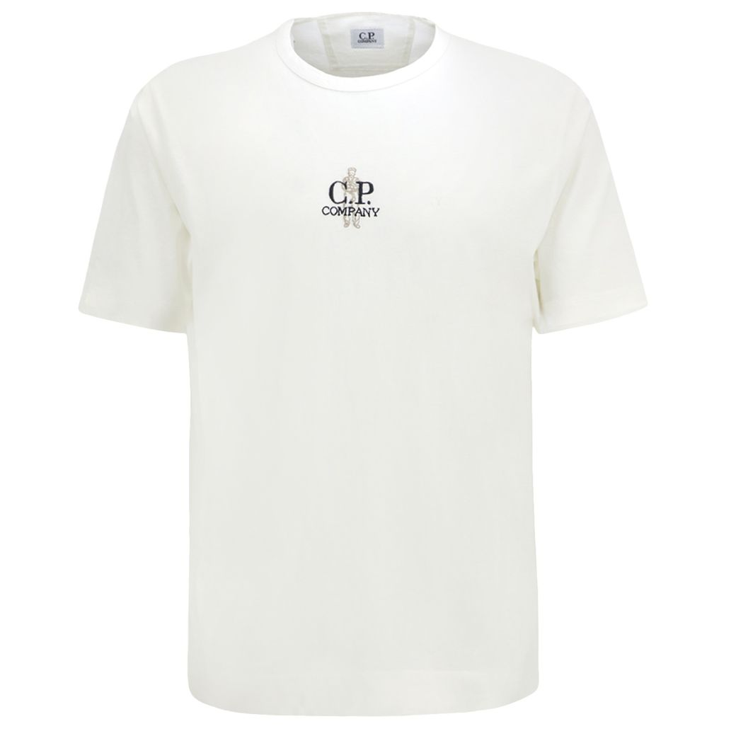 CP Company 1020 Embroidery T-shirt Wit