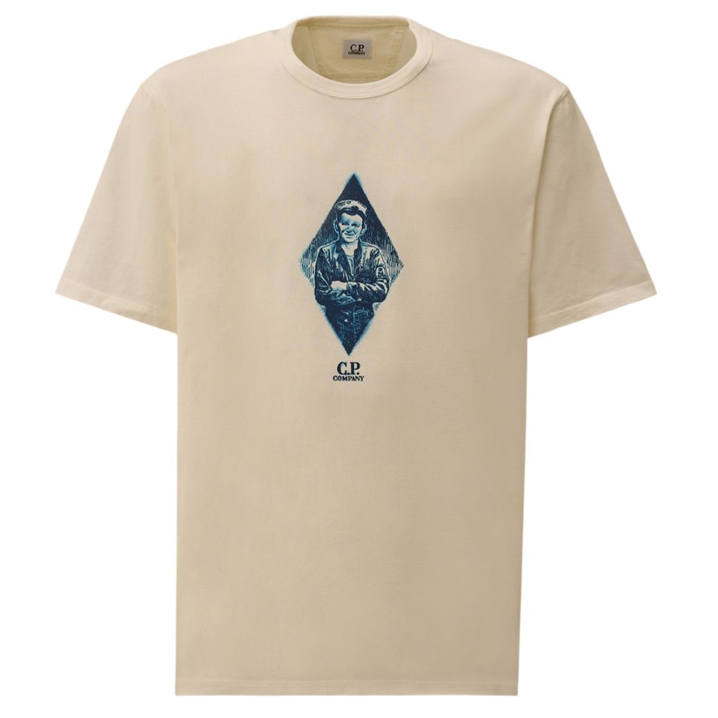 CP Company British Sailor T-shirt Wit