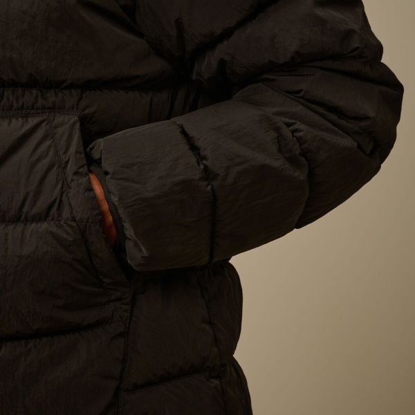 CP Company Chrome-R Goggle Down Puffer Zwart