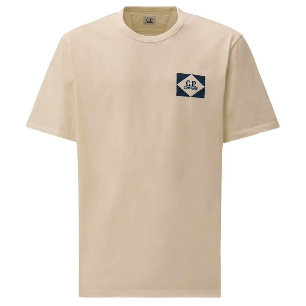 CP Company Compact Logo T-shirt Wit