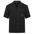CP Company Linen Boxy Overhemd Zwart