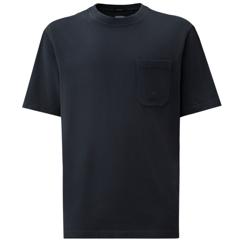 CP Company Piquet Pigment Dyed T-shirt Navy