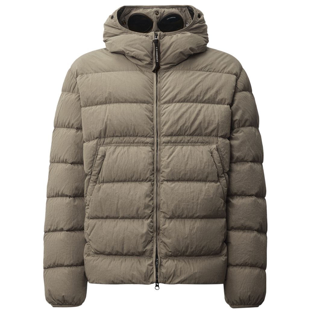 CP Company Chrome-R Goggle Down Puffer Grijs