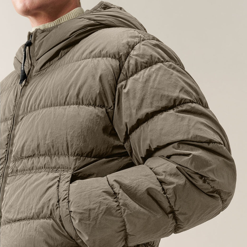 CP Company Chrome-R Goggle Down Puffer Grijs